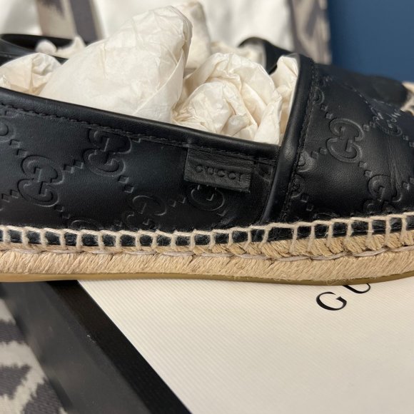 Gucci leather espadrilles size 36 - Picture 3 of 8